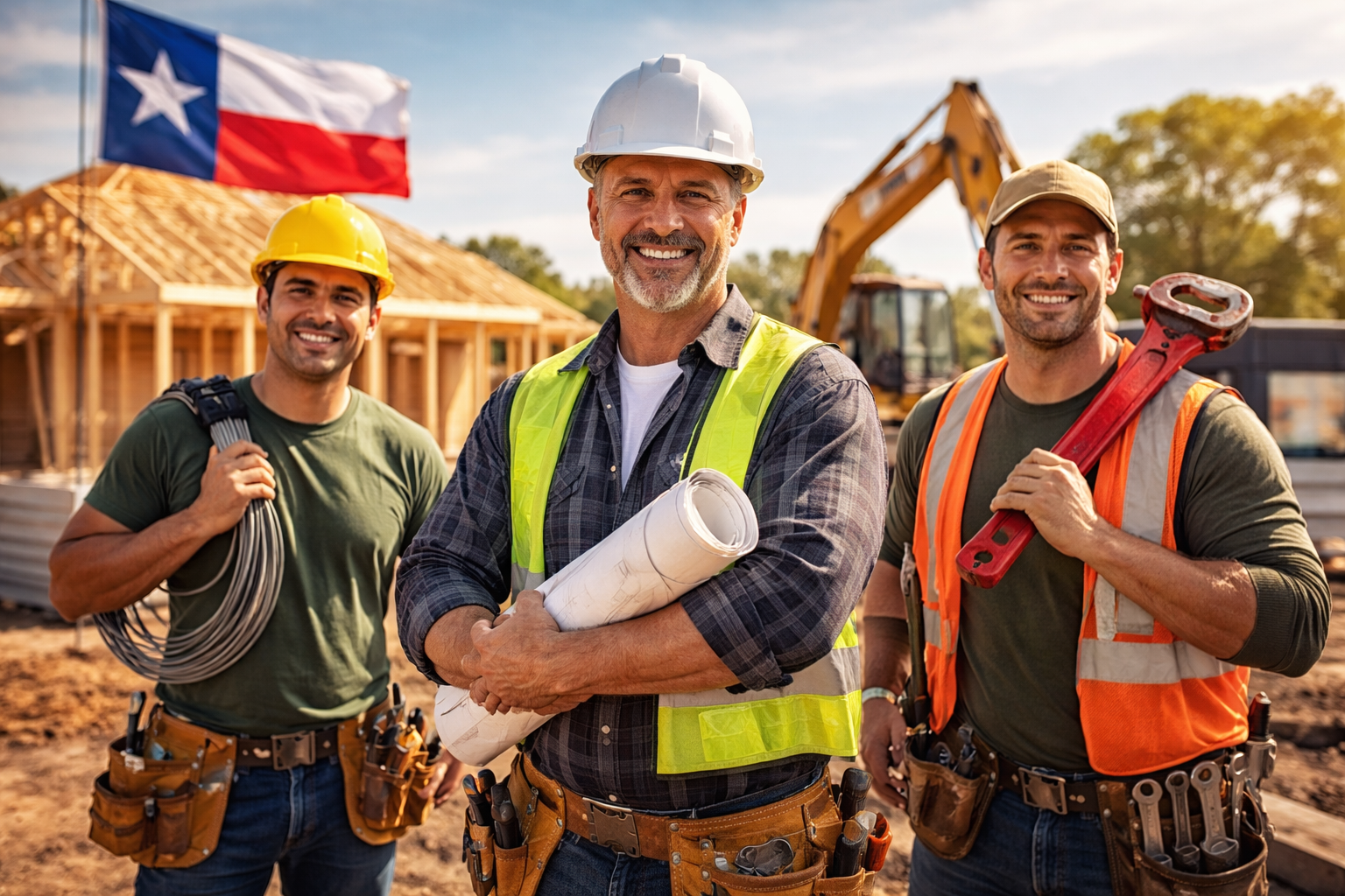 Texas contractor reviewing insurance options